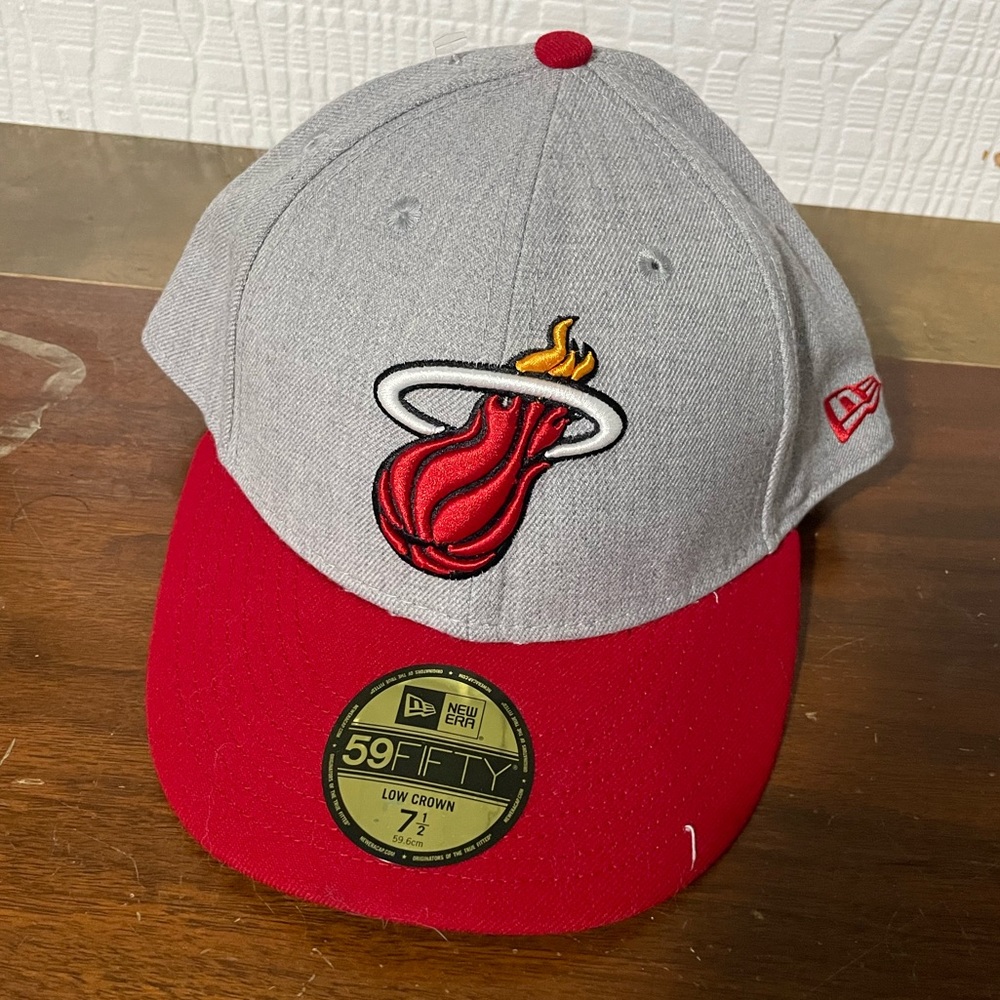 Miami Heat fitted hat 59fifty brand.
